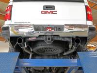 aFe - aFe 49-44135-B aFe Apollo GT Series Cat-Back Exhaust GM Trucks 09-18 V6-4.3L/V8-4.8/5.3L-Dual Rear Exit Black Tips - Image 4