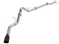 aFe - aFe 49-44144-B aFe 23-23 GM Trucks L6-3.0L (td) LZ0 Large Bore-HD 3 IN 409 SS Back Exhaust System w/Black Tip - Image 1