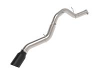 aFe - aFe 49-44147-B aFe Large Bore-HD 5in 409SS DPF-Back Exhaust System w/Blk Tip 24-25 GM Diesel Trucks V8-6.6L(td) L5P - Image 1