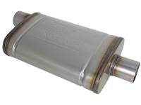 aFe - aFe 49M00029 aFe MACH Force-Xp Muffler 2-1/2 IN ID Offset/Center x 9 IN W x 4 IN H x 14 IN L - Oval Body - Image 1