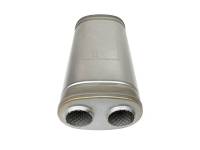 aFe - aFe 49M00052 aFe MACH Force-Xp Muffler 2-1/2 IN Dual Inlet/Dual Outlet 5 IN H x 8 IN W x 18 IN L - Oval Body - Image 2