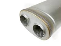 aFe - aFe 49M00052 aFe MACH Force-Xp Muffler 2-1/2 IN Dual Inlet/Dual Outlet 5 IN H x 8 IN W x 18 IN L - Oval Body - Image 4