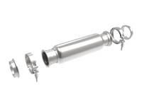 aFe - aFe 49M10006 aFe MACH Force-Xp Resonator 3 IN Inlet/Outlet x 4 IN Dia. x 12 IN Body x 16 IN Overall Length - Image 1