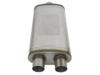 aFe - aFe 49M30015 aFe MACH Force-Xp Muffler 3 IN ID Center/Dual-Outlet x 11 IN W x 6 IN H x 22 IN L - Oval Body - Image 2