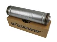 aFe - aFe 49M30048 aFe MACH Force-Xp Muffler 2-1/2 IN ID Center/Center x 5 IN Dia. x 18 IN L - Round Body - Image 1