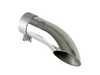 aFe - aFe 49T25254-P09 aFe MACH Force-Xp 304 Stainless Steel Clamp-on 2.5in Exhaust Tip - Polished - Image 1