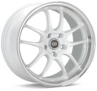 Enkei - Enkei 460-780-6550WM Enkei PF01SS 17x8 5x114.3 50mm Offset 75mm Bore Diameter White w/ Machined Lip - Image 2
