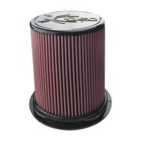 Injen - Injen X-1117-BR Injen 8-Layer Oiled Cotton Gauze Air Filter w/ Twist Lock - 5in ID / 9.3in Base / 8.5in H - Image 1