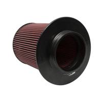 Injen - Injen X-1117-BR Injen 8-Layer Oiled Cotton Gauze Air Filter w/ Twist Lock - 5in ID / 9.3in Base / 8.5in H - Image 2