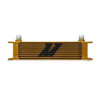 Mishimoto - Mishimoto MMOC-10G Mishimoto Universal 10 Row Oil Cooler - Gold - Image 4