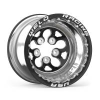 Weld - Weld 83B-512276MB Weld Alpha-1 15x12 / 5x4.75 BP / 3in. BS Black Wheel - Black Double Beadlock MT - Image 1