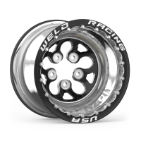 Weld - Weld 83B-512276MB Weld Alpha-1 15x12 / 5x4.75 BP / 3in. BS Black Wheel - Black Double Beadlock MT - Image 2