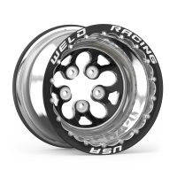 Weld - Weld 83B-513208MB Weld Alpha-1 15x13 / 5x4.5 BP / 4in BS Black Wheel - Black Double Beadlock MT - Image 2