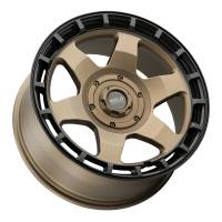 Weld - Weld W15079026450 Weld Off-Road Ridge 17x9 - 5x114.3 / 5x127 BP - ET-12 - 78.1mm CB - Satin Bronze Wheel (Black Ring) - Image 2