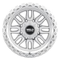Weld - Weld W18579026450 Weld Off-Road Swift 17x9in - 5x114.3 / 5x127 BP - ET-12 78.1mm CB Gloss Silver Machined Wheel & Ring - Image 2