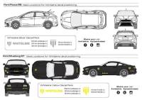 Whiteline - Whiteline KWM001 Whiteline Decal Kits 10 Pk Yellow - Image 2