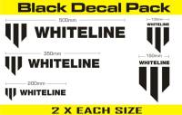 Whiteline - Whiteline KWM002 Whiteline Decal Kits 10 Pk Black - Image 1