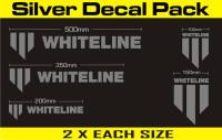 Whiteline - Whiteline KWM003 Whiteline Decal Kits 10 Pk Silver - Image 1